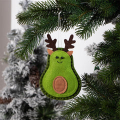 Creative Avocado Felt Christmas Tree Pendant