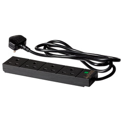 Maplin 2m 4 Socket Extension Lead with Surge Protection