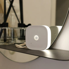 LED Night Wall Lamp Motion Sensor Human Induction Light USB Rechargeable