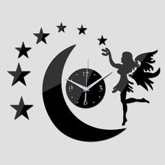 Acrylic Wall Clock Study Room Living Room Wall Sticker