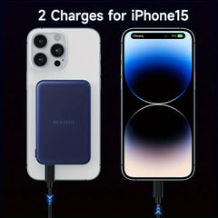 10000mAh Magnetic Wireless Power Bank | 22.5W PD Fast Charging Slim Portable Charger with LED Display for iPhone 15/14/13/12/11 Pro Max & Samsung