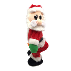Creative Christmas with Music Electric Hip-shaking Santa Claus Ornaments
