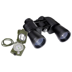 PRAKTICA Falcon 10x50mm Porro Prism Field Binoculars - Black