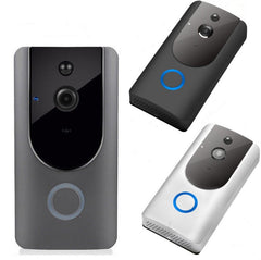 Smart WiFi Video Doorbell Camera with Night Vision & Chime - Wireless Security Intercom System