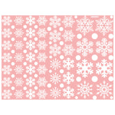 48 Christmas Snowflake Glass Decoration Stickers