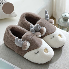 Cute Plush Home Cotton Shoes For Men