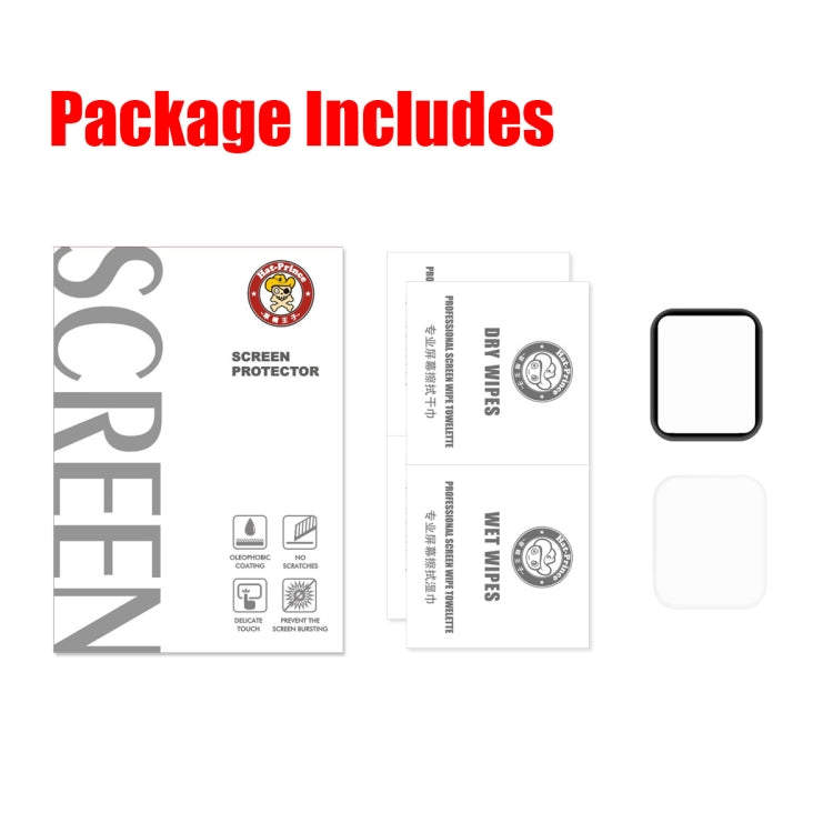 2 PCS ENKAY Hat-Prince 3D-Vollbild-PET + 3D-Vollbild-Galvanik-PET, gebogen, wärmebiegefest, HD-Displayschutz für Apple Watch Series 4, 44 mm 2 PCS ENKAY Hat-Prince 3D-Vollbild-PET + 3D-Vollbild-Galvanik-PET, gebogen, wärmebiegefest, HD-Displayschutz für Apple Watch Series 4, 44 mm