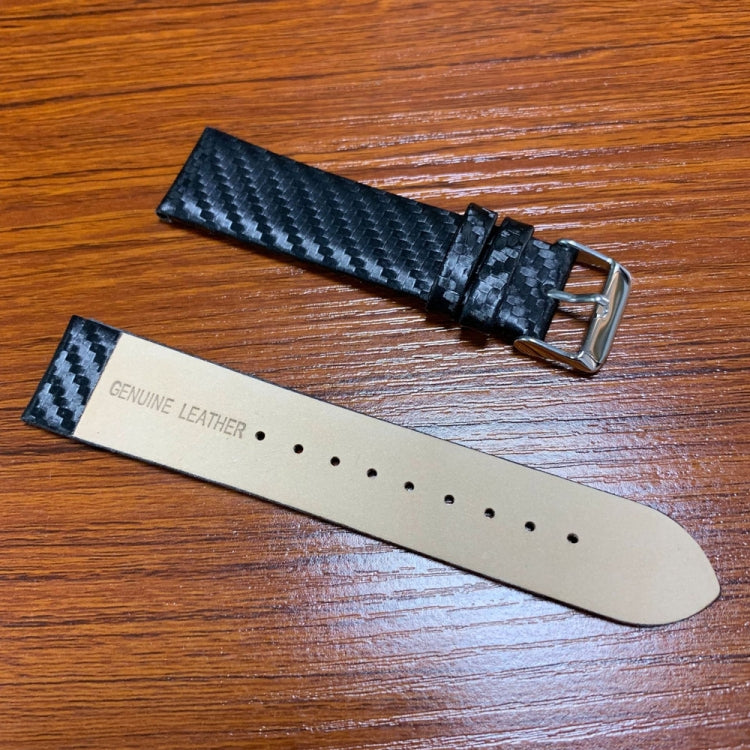 Genuine Leather Carbon Fiber Strap for Apple Watch Series 5 & 4 40mm & Series 3 & 2 & 1 38mm Genuine Leather Carbon Fiber Strap for Apple Watch Series 5 & 4 40mm & Series 3 & 2 & 1 38mm