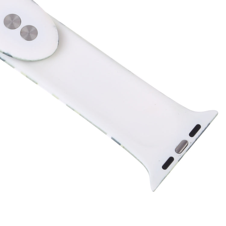 Silicone Printing Strap for Apple Watch Series 5 & 4 40mm (Color Flower Pattern) Silicone Printing Strap for Apple Watch Series 5 & 4 40mm (Color Flower Pattern)