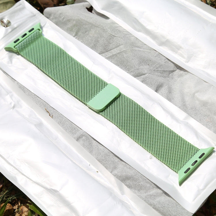 For Apple Watch Ultra 49mm&Watch Ultra 2 49mm / Series 10 46mm / 9&8&7 45mm / SE 3&SE 2&6&SE&5&4 44mm / 3&2&1 42mm Color-changing Magnetic Nylon Watch Band For Apple Watch Ultra 49mm&Watch Ultra 2 49mm / Series 10 46mm / 9&8&7 45mm / SE 3&SE 2&6&SE&5&4 44mm / 3&2&1 42mm Color-changing Magnetic Nylon Watch Band