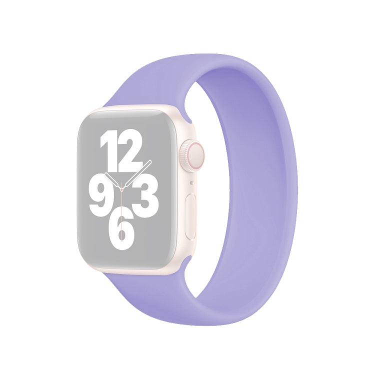 For Apple Watch Ultra 49mm&Watch Ultra 2 49mm / Series 10 46mm / 9&8&7 45mm / SE 3&SE 2&6&SE&5&4 44mm / 3&2&1 42mm Solid Color Elastic Silicone Watch Band, Size:L 156mm For Apple Watch Ultra 49mm&Watch Ultra 2 49mm / Series 10 46mm / 9&8&7 45mm / SE 3&SE 2&6&SE&5&4 44mm / 3&2&1 42mm Solid Color Elastic Silicone Watch Band, Size:L 156mm