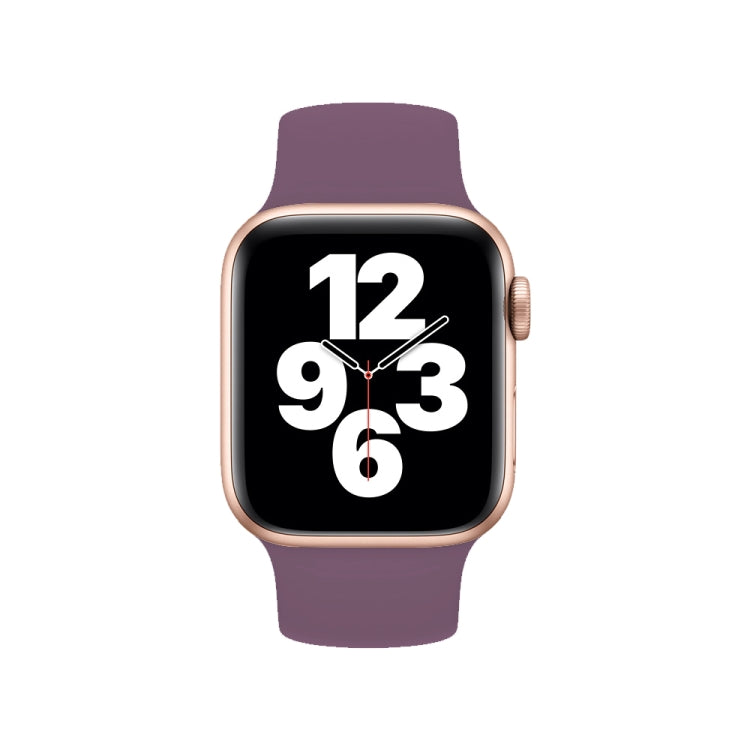 For Apple Watch Ultra 49mm&Watch Ultra 2 49mm / Series 10 46mm / 9&8&7 45mm / SE 3&SE 2&6&SE&5&4 44mm / 3&2&1 42mm Solid Color Elastic Silicone Watch Band, Size:L 156mm For Apple Watch Ultra 49mm&Watch Ultra 2 49mm / Series 10 46mm / 9&8&7 45mm / SE 3&SE 2&6&SE&5&4 44mm / 3&2&1 42mm Solid Color Elastic Silicone Watch Band, Size:L 156mm