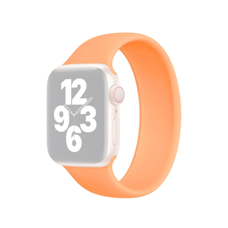 For Apple Watch Ultra 49mm&Watch Ultra 2 49mm / Series 10 46mm / 9&8&7 45mm / SE 3&SE 2&6&SE&5&4 44mm / 3&2&1 42mm Solid Color Elastic Silicone Watch Band, Size:L 156mm For Apple Watch Ultra 49mm&Watch Ultra 2 49mm / Series 10 46mm / 9&8&7 45mm / SE 3&SE 2&6&SE&5&4 44mm / 3&2&1 42mm Solid Color Elastic Silicone Watch Band, Size:L 156mm