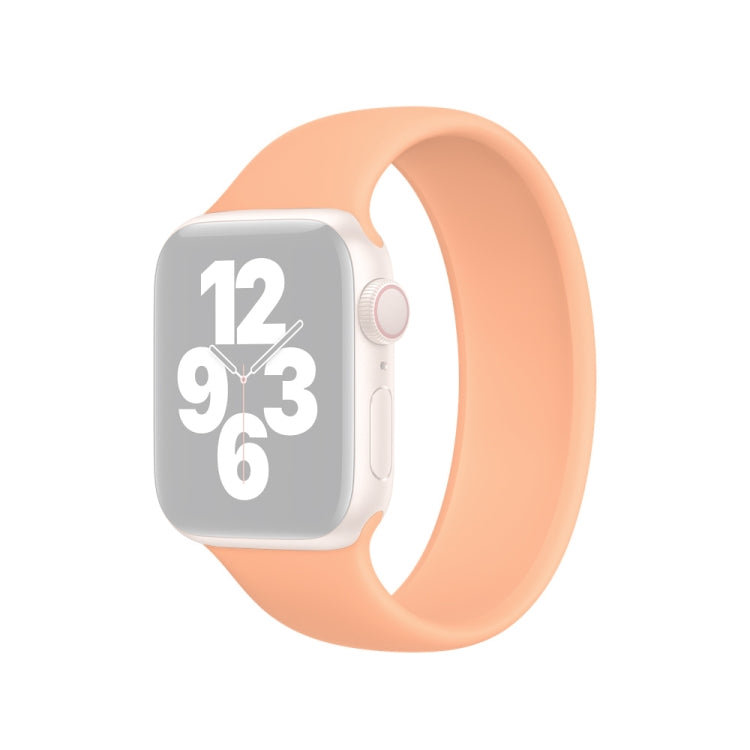 For Apple Watch Ultra 49mm&Watch Ultra 2 49mm / Series 10 46mm / 9&8&7 45mm / SE 3&SE 2&6&SE&5&4 44mm / 3&2&1 42mm Solid Color Elastic Silicone Watch Band, Size:L 156mm For Apple Watch Ultra 49mm&Watch Ultra 2 49mm / Series 10 46mm / 9&8&7 45mm / SE 3&SE 2&6&SE&5&4 44mm / 3&2&1 42mm Solid Color Elastic Silicone Watch Band, Size:L 156mm