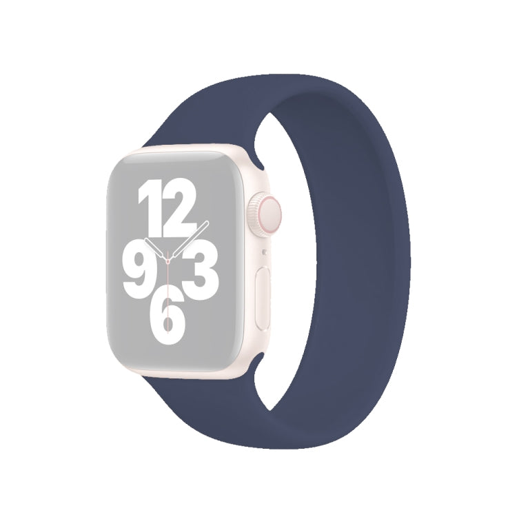 For Apple Watch Ultra 49mm&Watch Ultra 2 49mm / Series 10 46mm / 9&8&7 45mm / SE 3&SE 2&6&SE&5&4 44mm / 3&2&1 42mm Solid Color Elastic Silicone Watch Band, Size:L 156mm For Apple Watch Ultra 49mm&Watch Ultra 2 49mm / Series 10 46mm / 9&8&7 45mm / SE 3&SE 2&6&SE&5&4 44mm / 3&2&1 42mm Solid Color Elastic Silicone Watch Band, Size:L 156mm