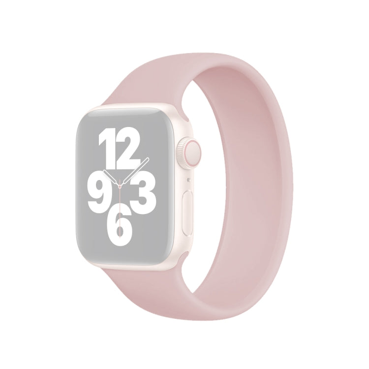 For Apple Watch Ultra 49mm&Watch Ultra 2 49mm / Series 10 46mm / 9&8&7 45mm / SE 3&SE 2&6&SE&5&4 44mm / 3&2&1 42mm Solid Color Elastic Silicone Watch Band, Size:L 156mm For Apple Watch Ultra 49mm&Watch Ultra 2 49mm / Series 10 46mm / 9&8&7 45mm / SE 3&SE 2&6&SE&5&4 44mm / 3&2&1 42mm Solid Color Elastic Silicone Watch Band, Size:L 156mm