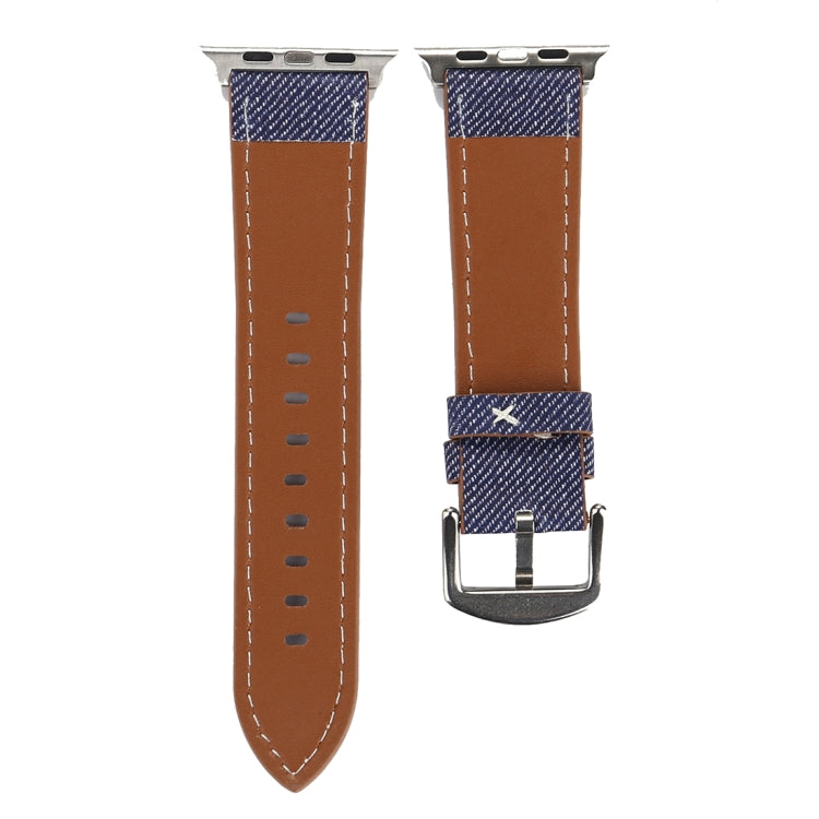For Apple Watch Ultra 49mm&Watch Ultra 2 49mm / Series 10 46mm / 9&8&7 45mm / SE 3&SE 2&6&SE&5&4 44mm / 3&2&1 42mm Simple Fashion Genuine Leather Cowboy Pattern Watch Band For Apple Watch Ultra 49mm&Watch Ultra 2 49mm / Series 10 46mm / 9&8&7 45mm / SE 3&SE 2&6&SE&5&4 44mm / 3&2&1 42mm Simple Fashion Genuine Leather Cowboy Pattern Watch Band