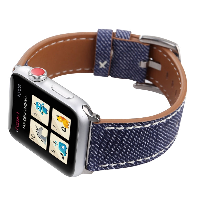 For Apple Watch Ultra 49mm&Watch Ultra 2 49mm / Series 10 46mm / 9&8&7 45mm / SE 3&SE 2&6&SE&5&4 44mm / 3&2&1 42mm Simple Fashion Genuine Leather Cowboy Pattern Watch Band For Apple Watch Ultra 49mm&Watch Ultra 2 49mm / Series 10 46mm / 9&8&7 45mm / SE 3&SE 2&6&SE&5&4 44mm / 3&2&1 42mm Simple Fashion Genuine Leather Cowboy Pattern Watch Band