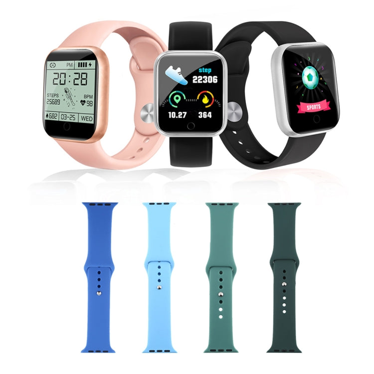 For Apple Watch Ultra 49mm&Watch Ultra 2 49mm / Series 10 46mm / 9&8&7 45mm / SE 3&SE 2&6&SE&5&4 44mm / 3&2&1 42mm Silicone Watch Band For Apple Watch Ultra 49mm&Watch Ultra 2 49mm / Series 10 46mm / 9&8&7 45mm / SE 3&SE 2&6&SE&5&4 44mm / 3&2&1 42mm Silicone Watch Band