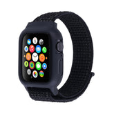 For Apple Watch Ultra 49mm&Watch Ultra 2 49mm / Series 10 46mm / 9&8&7 45mm / SE 3&SE 2&6&SE&5&4 44mm / 3&2&1 42mm Nylon Watch Band with Hook and Loop Fastener