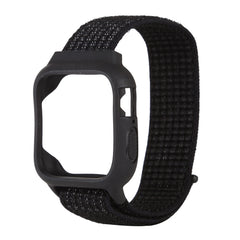 For Apple Watch Ultra 49mm&Watch Ultra 2 49mm / Series 10 46mm / 9&8&7 45mm / SE 3&SE 2&6&SE&5&4 44mm / 3&2&1 42mm Nylon Watch Band with Hook and Loop Fastener