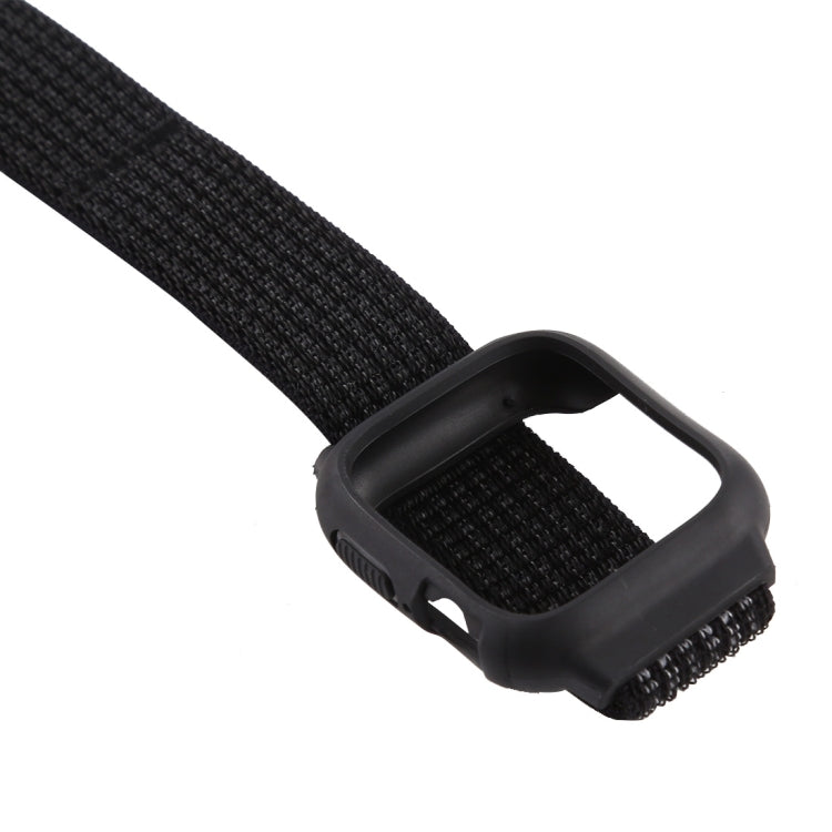 For Apple Watch Ultra 49mm&Watch Ultra 2 49mm / Series 10 46mm / 9&8&7 45mm / SE 3&SE 2&6&SE&5&4 44mm / 3&2&1 42mm Nylon Watch Band with Hook and Loop Fastener For Apple Watch Ultra 49mm&Watch Ultra 2 49mm / Series 10 46mm / 9&8&7 45mm / SE 3&SE 2&6&SE&5&4 44mm / 3&2&1 42mm Nylon Watch Band with Hook and Loop Fastener
