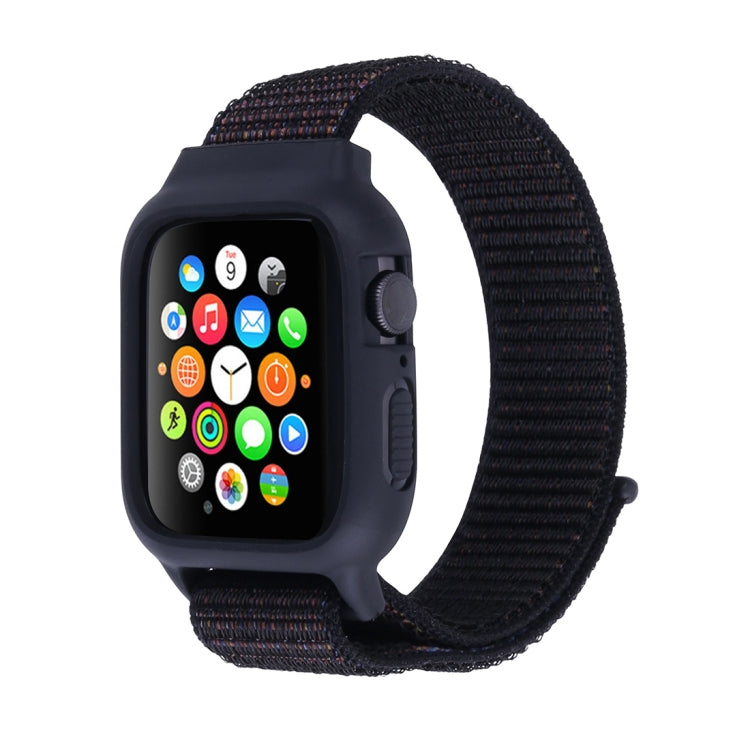 For Apple Watch Ultra 49mm&Watch Ultra 2 49mm / Series 10 46mm / 9&8&7 45mm / SE 3&SE 2&6&SE&5&4 44mm / 3&2&1 42mm Nylon Watch Band with Hook and Loop Fastener For Apple Watch Ultra 49mm&Watch Ultra 2 49mm / Series 10 46mm / 9&8&7 45mm / SE 3&SE 2&6&SE&5&4 44mm / 3&2&1 42mm Nylon Watch Band with Hook and Loop Fastener