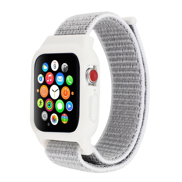 For Apple Watch Ultra 49mm&Watch Ultra 2 49mm / Series 10 46mm / 9&8&7 45mm / SE 3&SE 2&6&SE&5&4 44mm / 3&2&1 42mm Nylon Watch Band with Hook and Loop Fastener For Apple Watch Ultra 49mm&Watch Ultra 2 49mm / Series 10 46mm / 9&8&7 45mm / SE 3&SE 2&6&SE&5&4 44mm / 3&2&1 42mm Nylon Watch Band with Hook and Loop Fastener