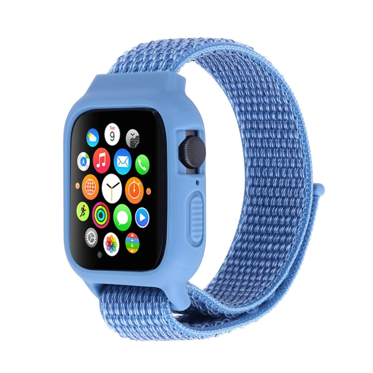 For Apple Watch Ultra 49mm&Watch Ultra 2 49mm / Series 10 46mm / 9&8&7 45mm / SE 3&SE 2&6&SE&5&4 44mm / 3&2&1 42mm Nylon Watch Band with Hook and Loop Fastener For Apple Watch Ultra 49mm&Watch Ultra 2 49mm / Series 10 46mm / 9&8&7 45mm / SE 3&SE 2&6&SE&5&4 44mm / 3&2&1 42mm Nylon Watch Band with Hook and Loop Fastener
