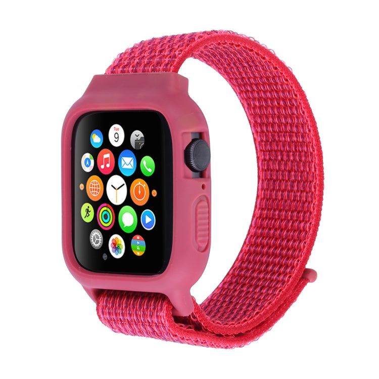 For Apple Watch Ultra 49mm&Watch Ultra 2 49mm / Series 10 46mm / 9&8&7 45mm / SE 3&SE 2&6&SE&5&4 44mm / 3&2&1 42mm Nylon Watch Band with Hook and Loop Fastener For Apple Watch Ultra 49mm&Watch Ultra 2 49mm / Series 10 46mm / 9&8&7 45mm / SE 3&SE 2&6&SE&5&4 44mm / 3&2&1 42mm Nylon Watch Band with Hook and Loop Fastener