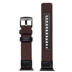 Jeep Style Nylon Wrist Watch Band with Stainless Steel Buckle for Apple Watch Series 3 & 2 & 1 42mm, 42mm