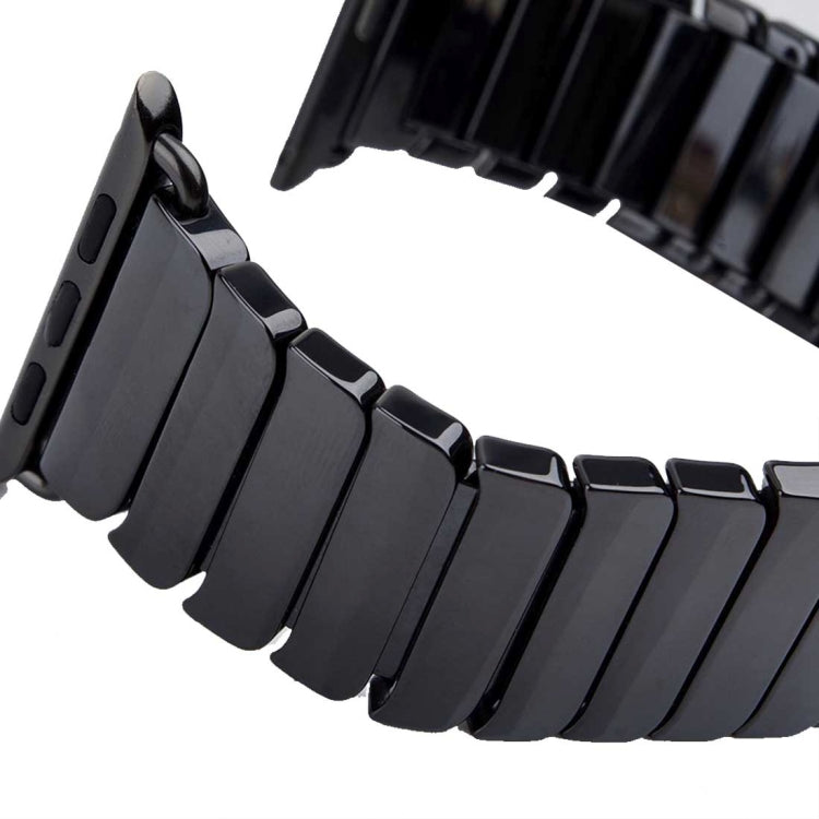 For Apple Watch Ultra 49mm&Watch Ultra 2 49mm / Series 10 46mm / 9&8&7 45mm / SE 3&SE 2&6&SE&5&4 44mm / 3&2&1 42mm Delicate Ceramics Wrist Watch Band For Apple Watch Ultra 49mm&Watch Ultra 2 49mm / Series 10 46mm / 9&8&7 45mm / SE 3&SE 2&6&SE&5&4 44mm / 3&2&1 42mm Delicate Ceramics Wrist Watch Band