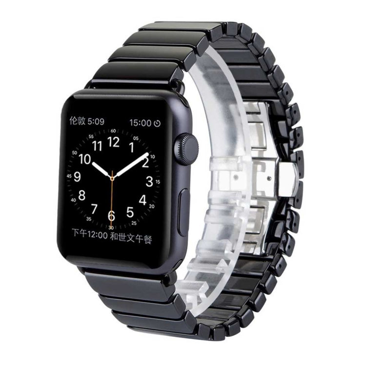 For Apple Watch Ultra 49mm&Watch Ultra 2 49mm / Series 10 46mm / 9&8&7 45mm / SE 3&SE 2&6&SE&5&4 44mm / 3&2&1 42mm Delicate Ceramics Wrist Watch Band For Apple Watch Ultra 49mm&Watch Ultra 2 49mm / Series 10 46mm / 9&8&7 45mm / SE 3&SE 2&6&SE&5&4 44mm / 3&2&1 42mm Delicate Ceramics Wrist Watch Band