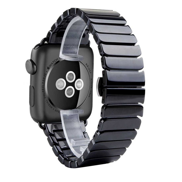For Apple Watch Ultra 49mm&Watch Ultra 2 49mm / Series 10 46mm / 9&8&7 45mm / SE 3&SE 2&6&SE&5&4 44mm / 3&2&1 42mm Delicate Ceramics Wrist Watch Band For Apple Watch Ultra 49mm&Watch Ultra 2 49mm / Series 10 46mm / 9&8&7 45mm / SE 3&SE 2&6&SE&5&4 44mm / 3&2&1 42mm Delicate Ceramics Wrist Watch Band