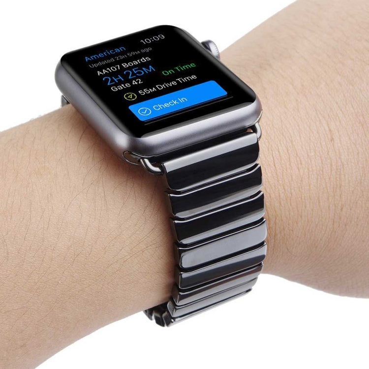 For Apple Watch Ultra 49mm&Watch Ultra 2 49mm / Series 10 46mm / 9&8&7 45mm / SE 3&SE 2&6&SE&5&4 44mm / 3&2&1 42mm Delicate Ceramics Wrist Watch Band For Apple Watch Ultra 49mm&Watch Ultra 2 49mm / Series 10 46mm / 9&8&7 45mm / SE 3&SE 2&6&SE&5&4 44mm / 3&2&1 42mm Delicate Ceramics Wrist Watch Band