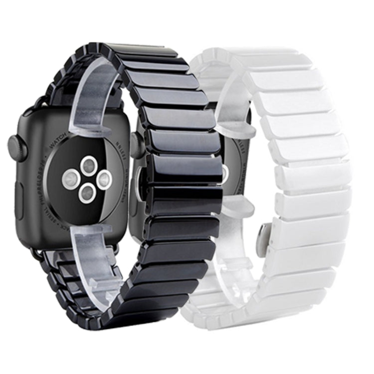 For Apple Watch Ultra 49mm&Watch Ultra 2 49mm / Series 10 46mm / 9&8&7 45mm / SE 3&SE 2&6&SE&5&4 44mm / 3&2&1 42mm Delicate Ceramics Wrist Watch Band For Apple Watch Ultra 49mm&Watch Ultra 2 49mm / Series 10 46mm / 9&8&7 45mm / SE 3&SE 2&6&SE&5&4 44mm / 3&2&1 42mm Delicate Ceramics Wrist Watch Band