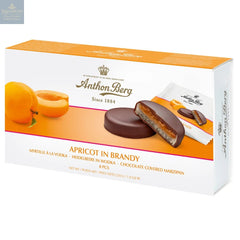 Anthon Berg apricot in brandy marzipan in dark chocolate