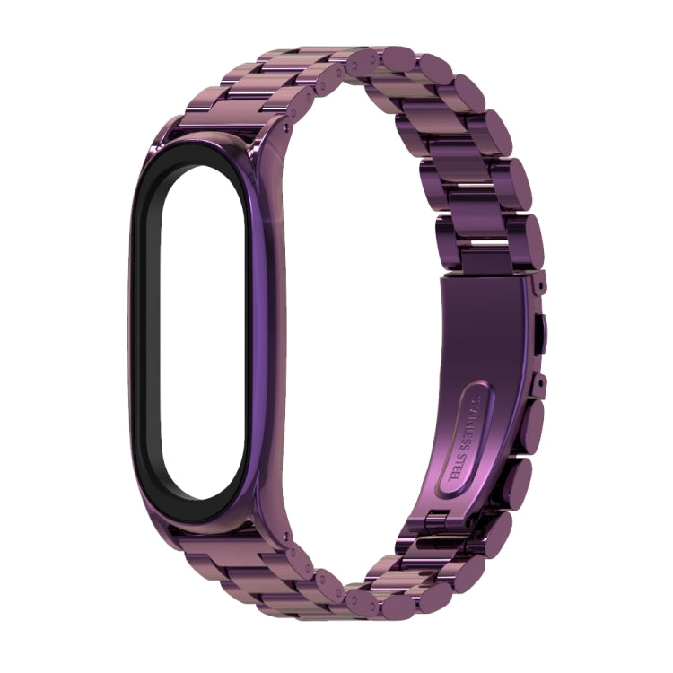 Mijobs Edelstahl-Metall-Uhrenarmband für Xiaomi Mi Band 3 & 4 & 5 & 6 Mijobs Edelstahl-Metall-Uhrenarmband für Xiaomi Mi Band 3 & 4 & 5 & 6