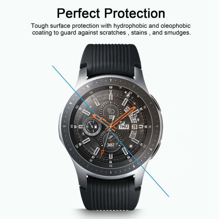 ENKAY Hat-Prince 0.2mm 9H 2.15D Curved Edge Tempered Glass Film for Galaxy Watch 46mm, Tempered Glass/46mm, 2 PCS Tempered Glass/46mm ENKAY Hat-Prince 0.2mm 9H 2.15D Curved Edge Tempered Glass Film for Galaxy Watch 46mm, Tempered Glass/46mm, 2 PCS Tempered Glass/46mm