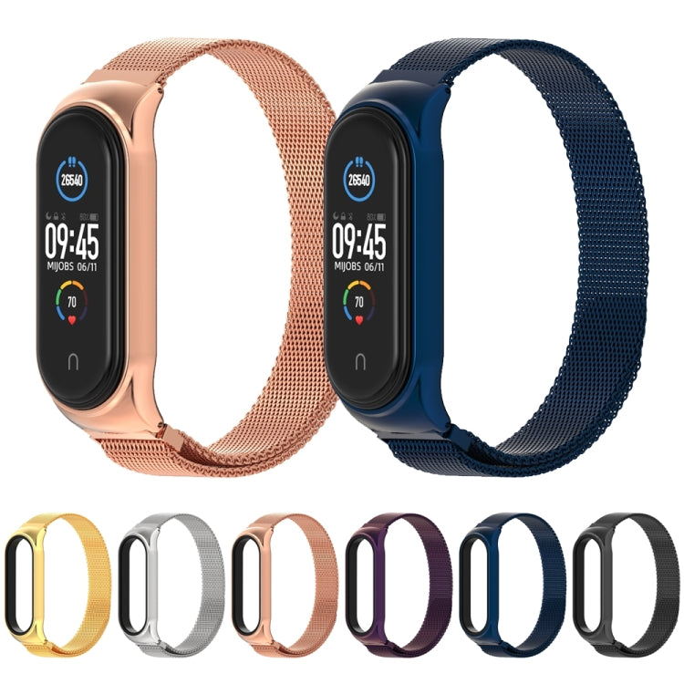 Mijobs Milan CS Metal Magnetic Watch Band for Xiaomi Mi Band 3 & 4 & 5 & 6, Host not Include Mijobs Milan CS Metal Magnetic Watch Band for Xiaomi Mi Band 3 & 4 & 5 & 6, Host not Include