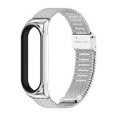 Mijobs Milan CS Screwless Buckle Metal Watch Band Case for Xiaomi Mi Band 3 & 4 & 5 & 6, Host not Included