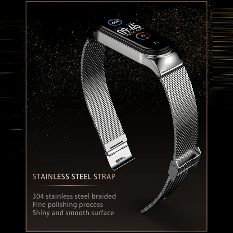 Mijobs Milan CS Screwless Buckle Metal Watch Band Case for Xiaomi Mi Band 3 & 4 & 5 & 6, Host not Included Mijobs Milan CS Screwless Buckle Metal Watch Band Case for Xiaomi Mi Band 3 & 4 & 5 & 6, Host not Included
