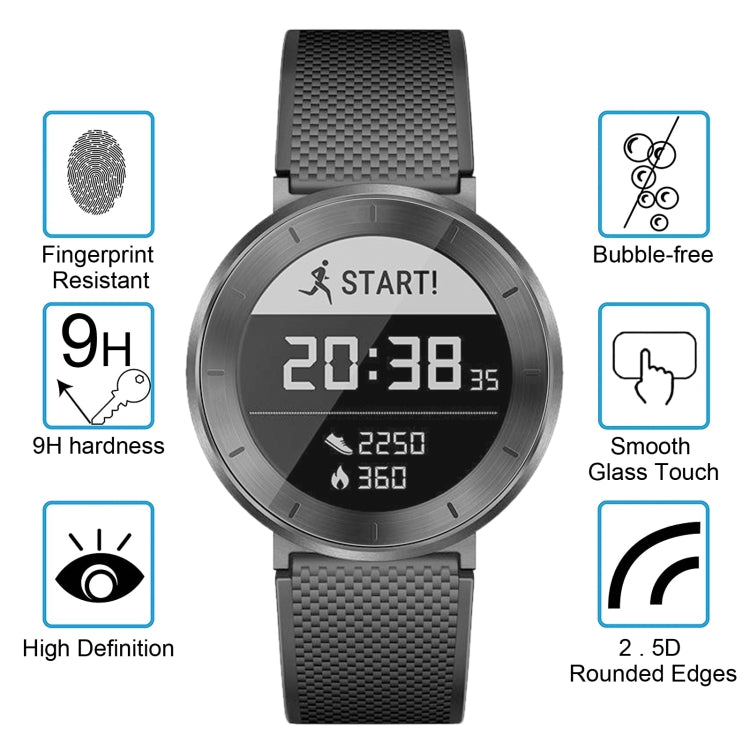 ENKAY Hat-Prince for Huawei Honor S1 Smart Watch 0.2mm 9H Surface Hardness 2.15D Explosion-proof Tempered Glass Screen Film ENKAY Hat-Prince for Huawei Honor S1 Smart Watch 0.2mm 9H Surface Hardness 2.15D Explosion-proof Tempered Glass Screen Film
