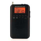 HRD-104 Mini Portable FM + AM Two Band Radio with Loudspeaker