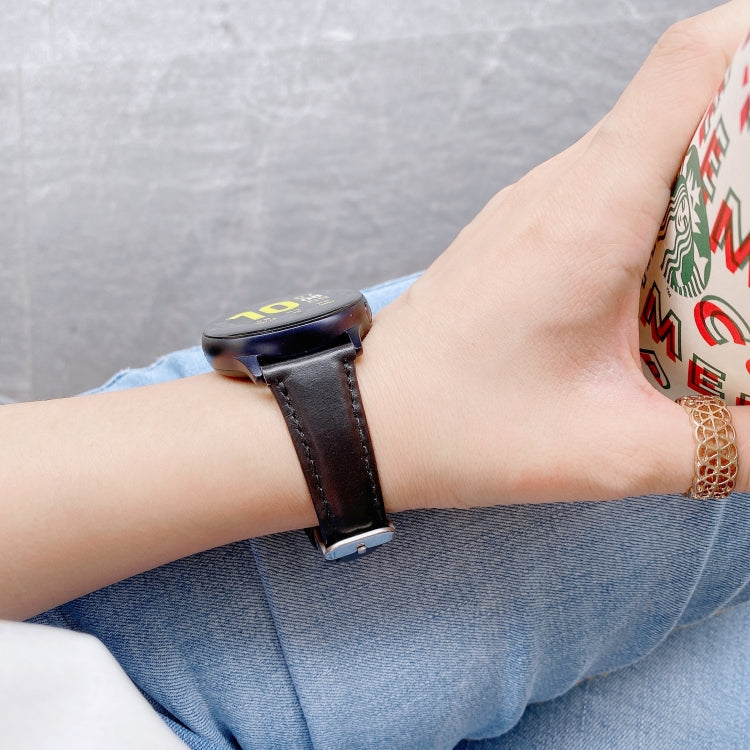 For Samsung Galaxy Watch 22mm Smart Watch Universal Double-sided Leather Small Watch Band, 22mm For Samsung Galaxy Watch 22mm Smart Watch Universal Double-sided Leather Small Watch Band, 22mm