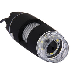 Microscopio digital USB con sensor de imagen de 0,3 MP y lupa de 1000X con 8 LED y soporte profesional, 1000X