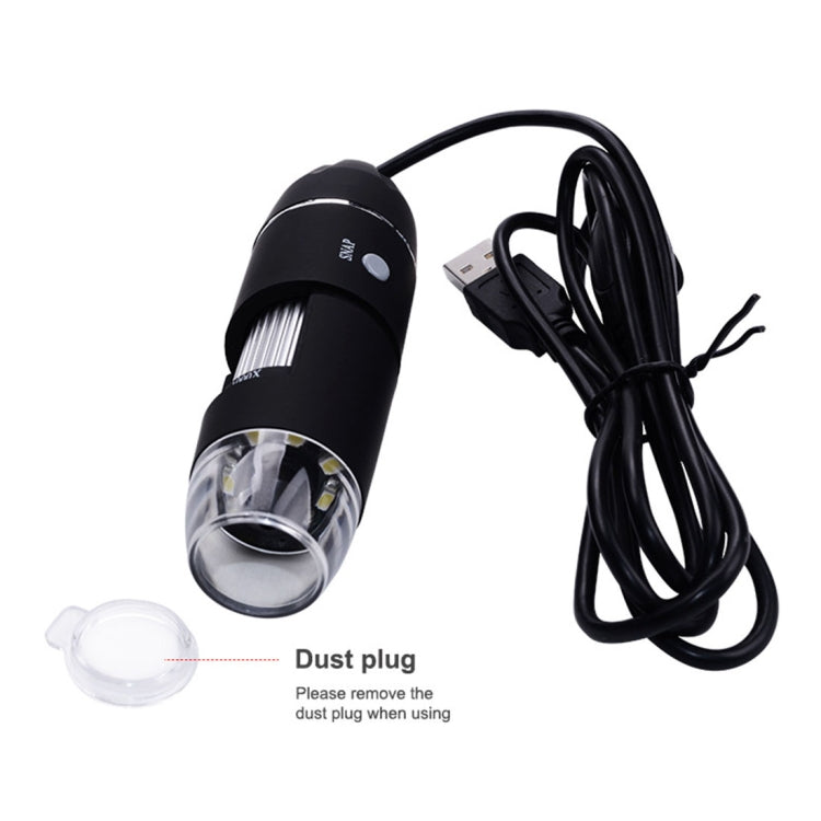 Microscopio digital USB con sensor de imagen de 0,3 MP y lupa de 1000X con 8 LED y soporte profesional, 1000X Microscopio digital USB con sensor de imagen de 0,3 MP y lupa de 1000X con 8 LED y soporte profesional, 1000X