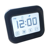 Kitchen Timer Digital Alarm Clock Large LCD Touch Screen Come with Night Light for Cooking Baking