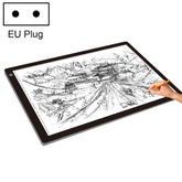 23W 12V LED Three Level of Brightness Dimmable A2 Acrylic Copy Boards Anime Sketch Drawing Sketchpad, EU Plug