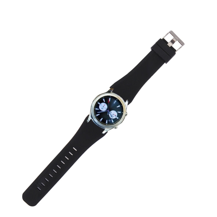 For Samsung Gear S3 Classic Smart Watch Silicone Watchband, Length: about 22.4cm, CA5541AG, CA5541B, CA5541D, CA5541E, CA5541G, CA5541P, CA5541R, CA5541W, CA5541Y, CA5541I For Samsung Gear S3 Classic Smart Watch Silicone Watchband, Length: about 22.4cm, CA5541AG, CA5541B, CA5541D, CA5541E, CA5541G, CA5541P, CA5541R, CA5541W, CA5541Y, CA5541I